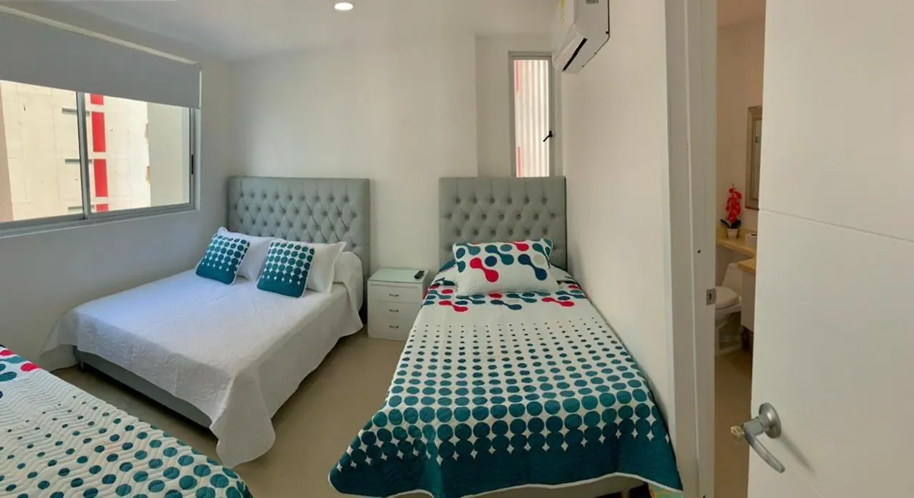 2 Bedroom Beachfront Apartment 2P1-Al With Pool And Wifi Cartagène