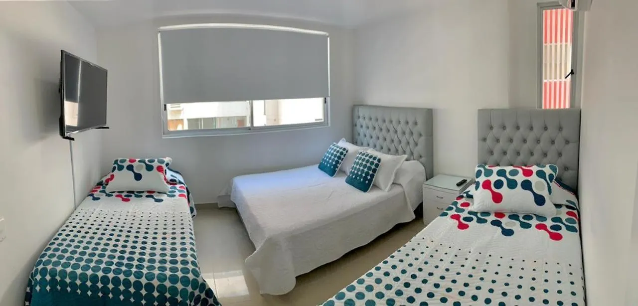 2 Bedroom Beachfront Apartment 2P1-Al With Pool And Wifi Cartagena
