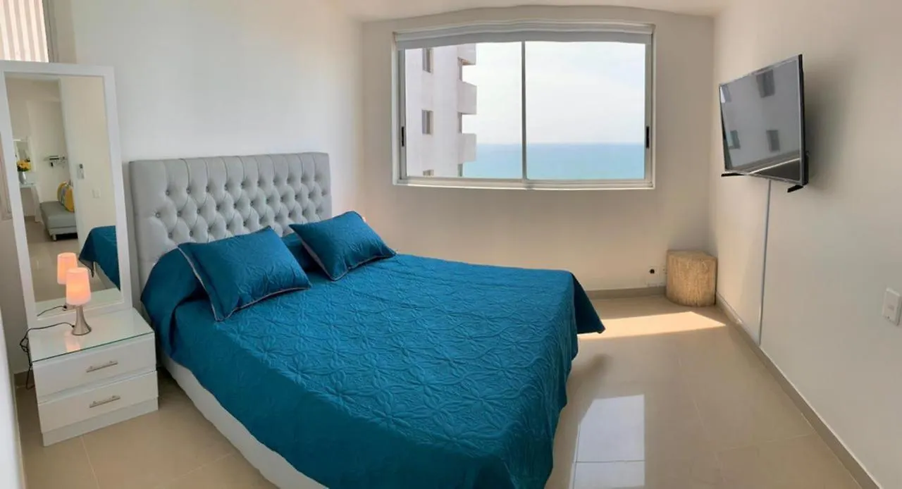 2 Bedroom Beachfront Apartment 2P1-Al With Pool And Wifi Cartagena 0*,
