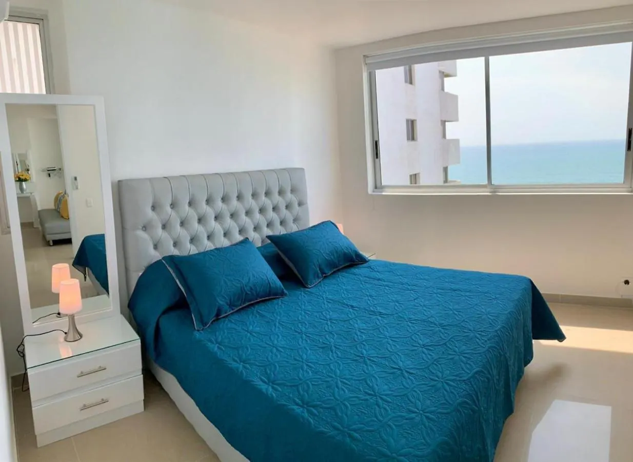 2 Bedroom Beachfront Apartment 2P1-Al With Pool And Wifi Cartagena